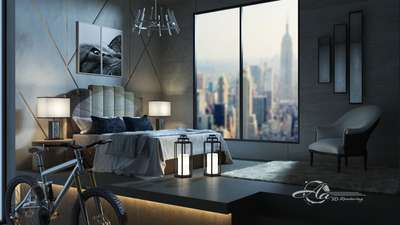 Bedroom, Furniture, Lighting, Storage Designs by 3D & CAD Arjun aju, Ernakulam | Kolo