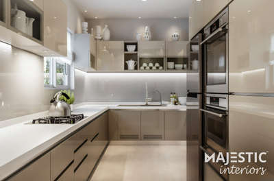 Lighting, Kitchen, Storage Designs by Interior Designer MAJESTIC INTERIORS ™, Faridabad | Kolo