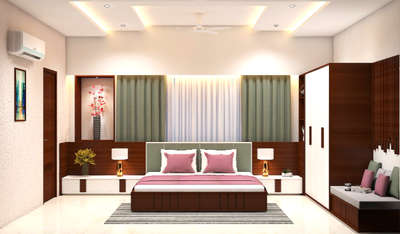 Furniture, Bedroom, Ceiling, Lighting, Storage Designs by Carpenter Satyam Sharma, Indore | Kolo