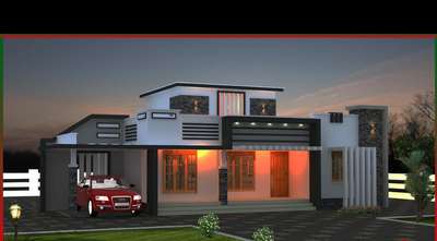 Exterior, Lighting Designs by Civil Engineer Vishnu Engineer, Idukki | Kolo