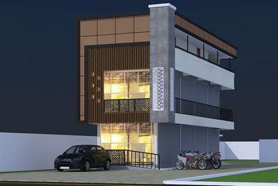 Exterior, Lighting Designs by Civil Engineer Er Divya krishna, Thrissur | Kolo