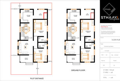 Plans Designs by Architect Jamsheer K K, Kozhikode | Kolo