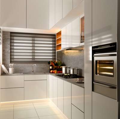 Lighting, Kitchen, Storage Designs by Interior Designer EVEI DECOR, Alappuzha | Kolo