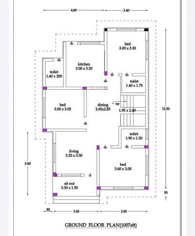 Plans Designs by Civil Engineer RAMSHAD A, Palakkad | Kolo