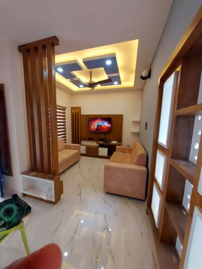 Furniture, Lighting, Living, Storage Designs by Contractor Hazeem Skyway, Alappuzha | Kolo