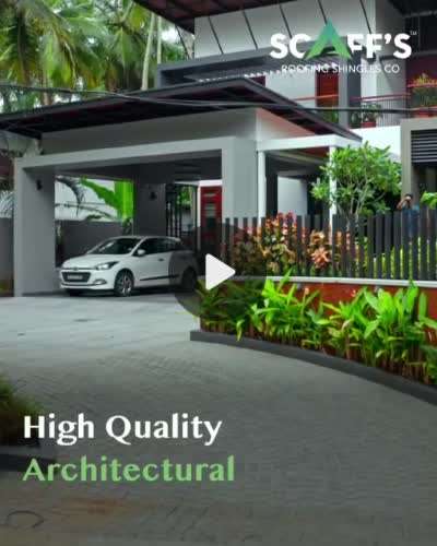 Exterior, Roof Designs by Service Provider SCAFFS ROOFING CO BUILDERS  INTERIORS, Ernakulam | Kolo