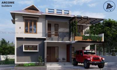 Exterior Designs by Architect ARCOME builders LLP, Malappuram | Kolo