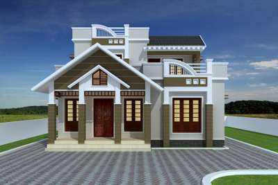 Exterior Designs by Contractor Antony Kalloor, Thrissur | Kolo