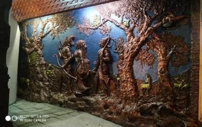 Wall Designs by Painting Works vijesh  narayanan , Ernakulam | Kolo