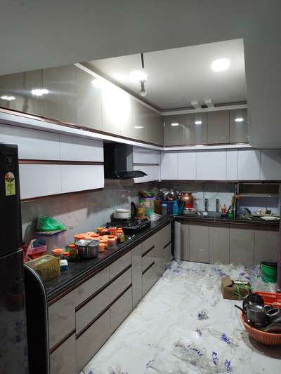 Kitchen, Storage Designs by Interior Designer Kabeer Khan, Bhopal | Kolo