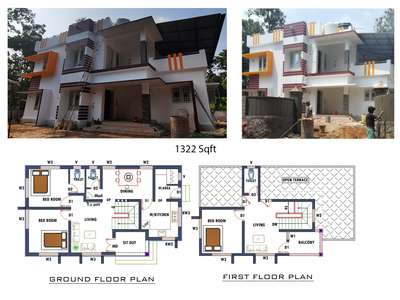 Exterior, Plans Designs by Civil Engineer Manjusha Mohanan, Pathanamthitta | Kolo