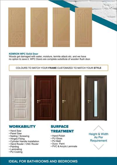 Door Designs by Interior Designer Kemron Wood Plast  Pvt Ltd , Ernakulam | Kolo