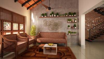 Furniture, Living Designs by 3D & CAD SHAHeeb UK, Thrissur | Kolo