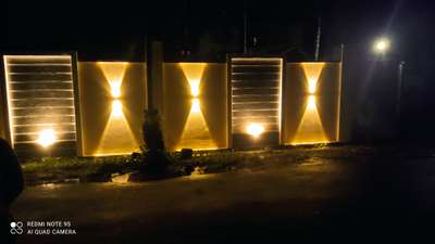 Wall, Lighting Designs by Mason sabilesh kumar, Kozhikode | Kolo