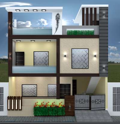 Exterior, Lighting Designs by Civil Engineer Abhishek upadhyay, Indore | Kolo