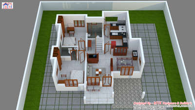 Plans Designs by Civil Engineer Maradona  Thomas , Thrissur | Kolo