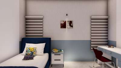 Furniture, Storage, Bedroom, Wall Designs by Architect Jerry Thomas Reji, Pathanamthitta | Kolo