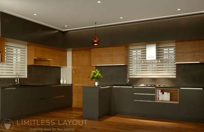 Kitchen, Lighting, Storage Designs by Interior Designer Arun alex, Kollam | Kolo