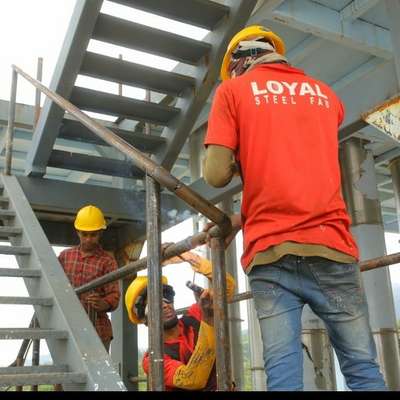 Staircase Designs by Contractor LOYAL  STEEL FAB, Kozhikode | Kolo