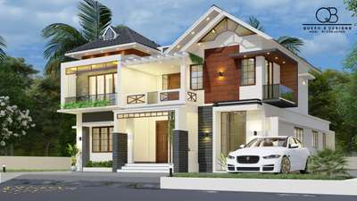 Exterior Designs by 3D & CAD QueenB Designs, Thrissur | Kolo