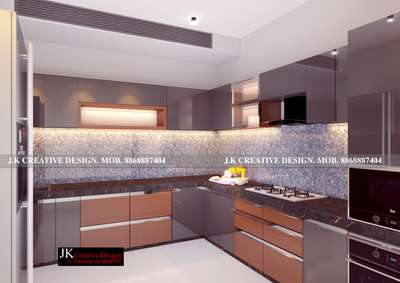 Kitchen, Lighting, Storage Designs by Architect Mohd Imran, Meerut | Kolo