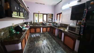 Kitchen, Storage, Window Designs by Contractor Pristine Infrastructure, Thiruvananthapuram | Kolo