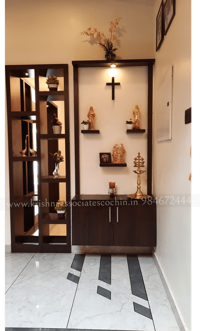 Lighting, Home Decor, Prayer Room, Storage Designs by Interior Designer unni Krishnan, Ernakulam | Kolo