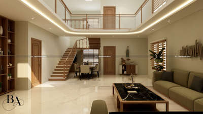 Furniture, Living, Staircase, Table Designs by Interior Designer Ibrahim Badusha, Thrissur | Kolo