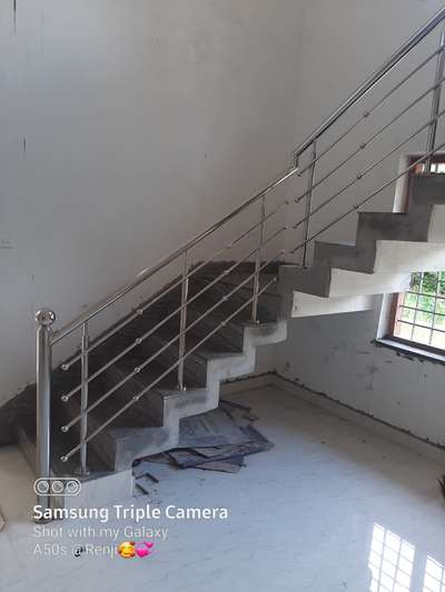 Staircase Designs by Fabrication & Welding RL Steel Work , Pathanamthitta | Kolo