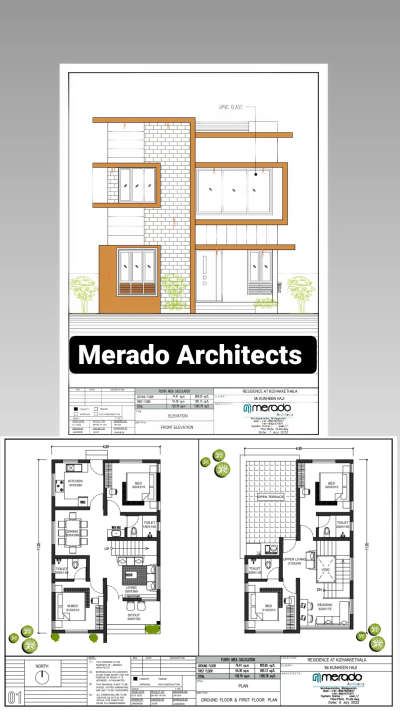 Plans Designs by Architect MERADO  ARCHITECTS, Malappuram | Kolo