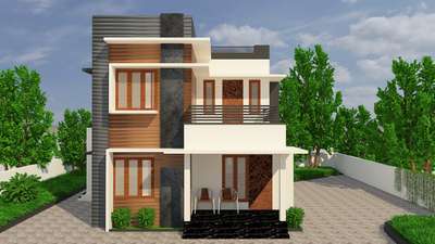 Exterior Designs by Civil Engineer Muhammed  Fairoos , Kollam | Kolo