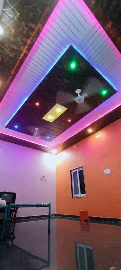 Ceiling, Lighting, Flooring Designs by Interior Designer HarDeep Saini Kaithal, Kaithal | Kolo