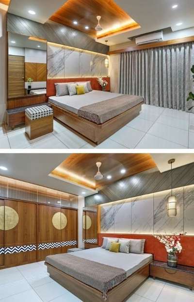 Ceiling, Furniture, Lighting, Bedroom, Storage Designs by Architect Er Manoj Bhati, Jaipur | Kolo