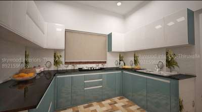 Kitchen, Storage Designs by Interior Designer Skywood  interiors , Pathanamthitta | Kolo