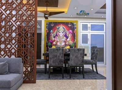 Dining, Furniture, Table, Wall, Window Designs by Interior Designer Build Craft Associates , Noida | Kolo