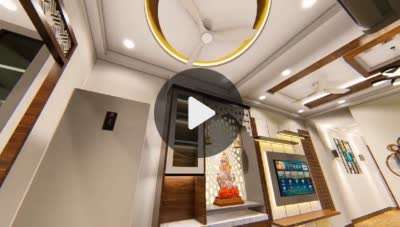 Ceiling, Furniture, Kitchen, Living, Home Decor, Prayer Room Designs by Interior Designer krishan vats, Delhi | Kolo
