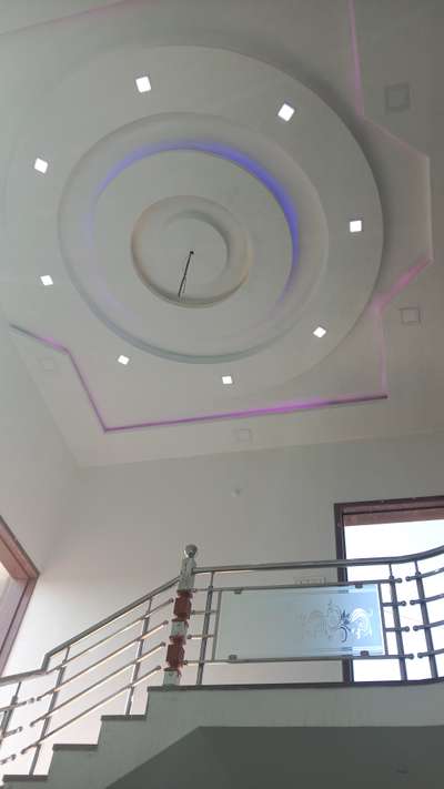 Ceiling, Staircase Designs by Contractor Sarwar Khan, Sikar | Kolo