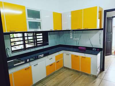 Kitchen, Storage Designs by Contractor Alan Joseph, Ernakulam | Kolo