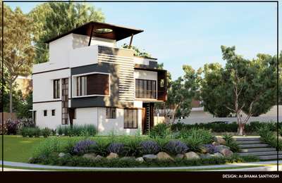 Exterior Designs by Civil Engineer IHA BUILDERS AND INTERIORS, Alappuzha | Kolo