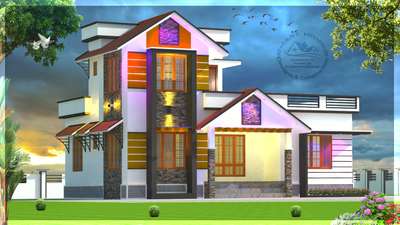 Exterior Designs by Civil Engineer Sujith S, Alappuzha | Kolo