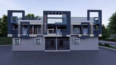 Exterior Designs by Civil Engineer Er Aqsha Shaikh, Dewas | Kolo