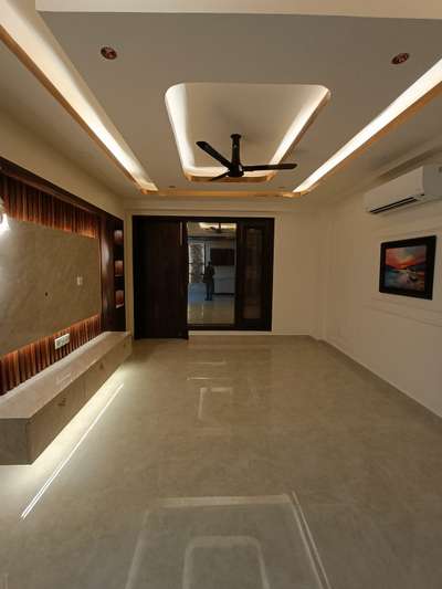 Ceiling, Lighting, Living, Storage, Flooring Designs by Architect Mayank Sharma, Ghaziabad | Kolo