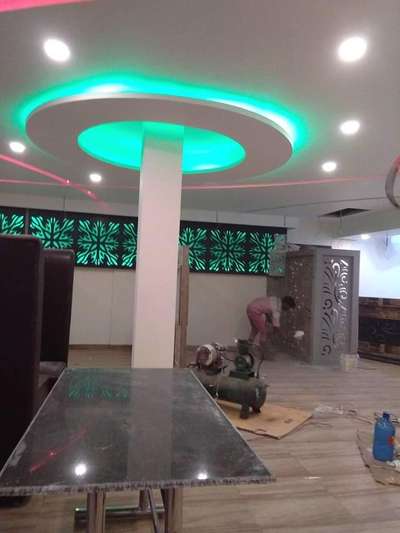 Ceiling, Lighting, Dining, Table Designs by Contractor Aaftab Contractor 9756390896, Gurugram | Kolo