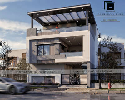 Exterior, Lighting Designs by Architect A3 DESIGN  STUDIO, Indore | Kolo