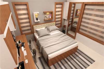 Furniture, Storage, Bedroom Designs by Interior Designer art  interio, Kannur | Kolo