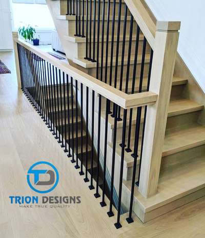 Staircase Designs by Contractor TRION DESIGNS, Kozhikode | Kolo