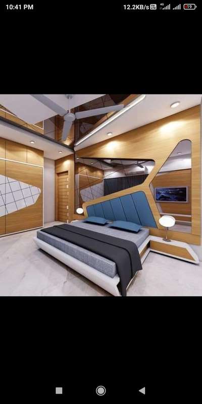 Bedroom, Furniture, Storage, Lighting Designs by Interior Designer Shamshad Ali, Gurugram | Kolo