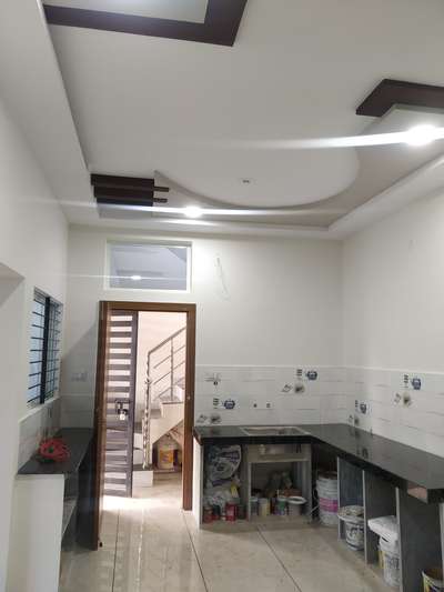 Ceiling, Kitchen, Lighting, Storage Designs by Contractor Shoaib khan, Ujjain | Kolo