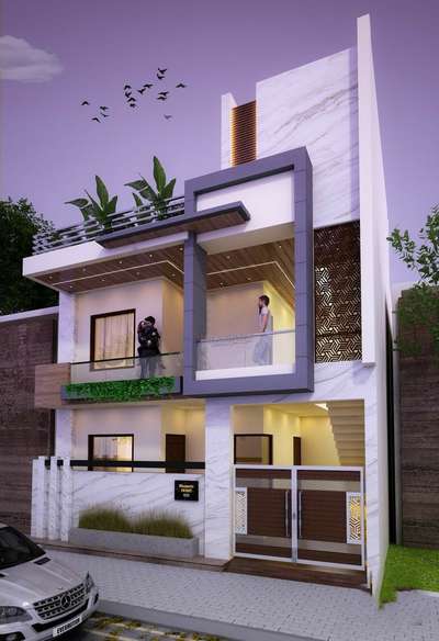 Exterior, Lighting Designs by Architect House Plans Files, Bhopal | Kolo