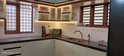 Kitchen, Lighting, Storage Designs by Interior Designer fab Tech aluminium fabrication , Malappuram | Kolo